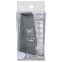 cinemacollection/シネマコレクション cinemacollection ボンボンドロップコスメ ヘアブラシ マイナスイオンスリム2WAYコーム リボン クーリア コスメ雑貨 折り/507964437