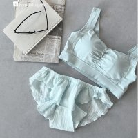 fran de lingerie/フランデランジェリー fran de lingerie 可愛い＆楽ちんなフリルのふんどしタイプのショーツ選べるデザイン 「からだゆるめるナイトショーツ ショーツ/507964564