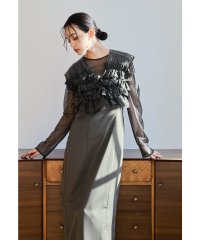 niana/ニアナ niana タフタチュールベストセットドレス 3点セット ボレロ ブラウス ワンピース 結婚式 成人式 二次会 同窓会 パーティードレス オケージョンド/507964604