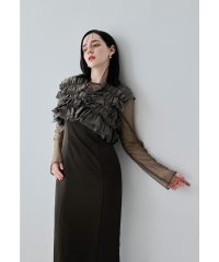 niana/ニアナ niana タフタチュールベストセットドレス 3点セット ボレロ ブラウス ワンピース 結婚式 成人式 二次会 同窓会 パーティードレス オケージョンド/507964604