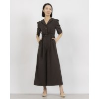 TONAL/トーナル TONAL 開襟ハイウエストオールインワン/507964912