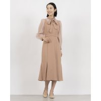 TONAL/トーナル TONAL シアースリーブボウタイマーメイドワンピース/507964914
