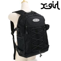 X-girl/エックスガール X－girl OVAL LOGO BUNGEE CORD BACKPACK GREY [105251053006 SS25]/507965241