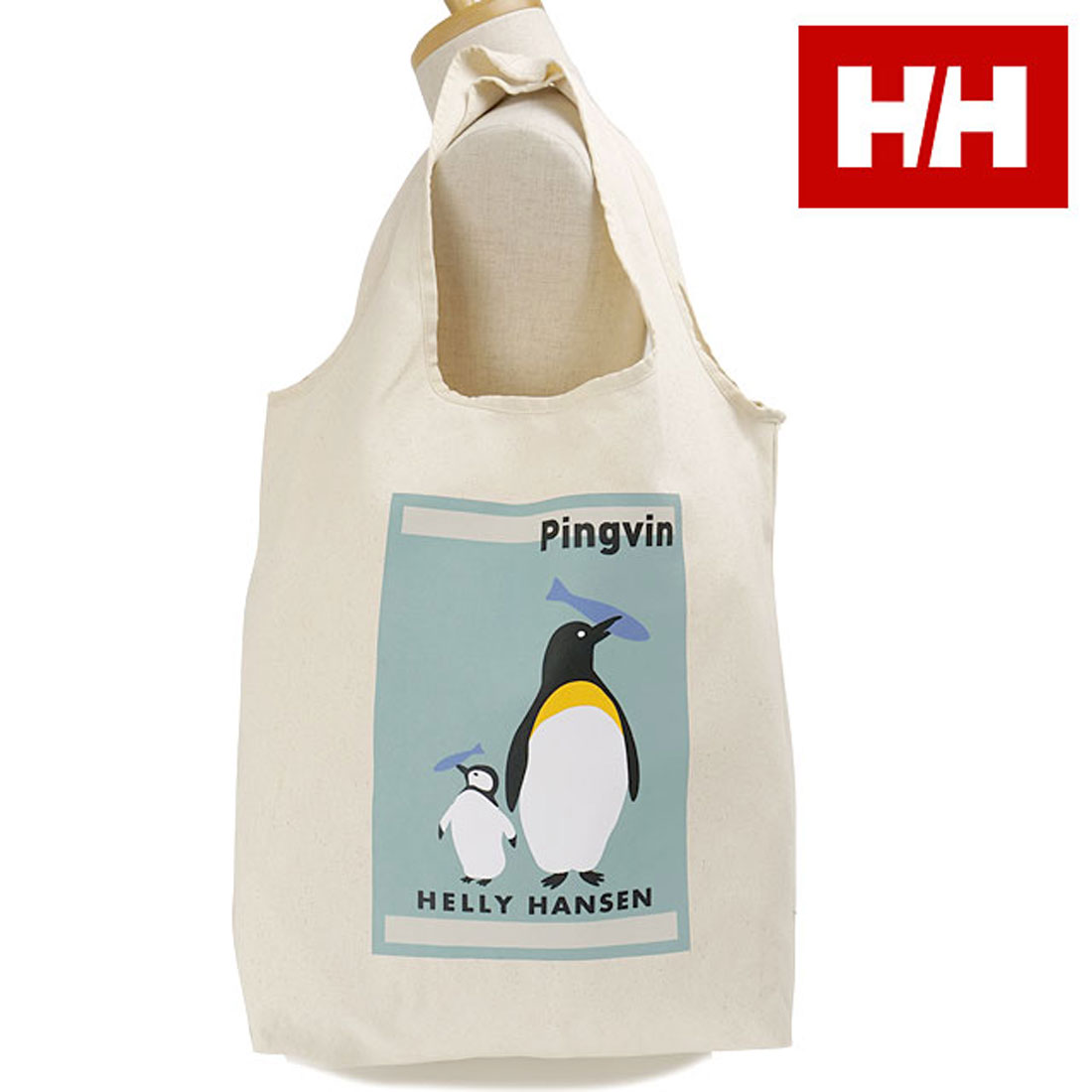 ヘリーハンセン HELLY HANSEN Tear Drop Tote ホワイトプリント