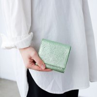TOPKAPI/トプカピ TOPKAPI 【TREASURE TOPKAPI】ウォッシュド レザー メタリック 二つ折り財布/507965442