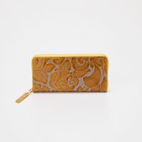 TOPKAPI/トプカピ TOPKAPI 【TREASURE TOPKAPI】ローズエンボス ツヤ レザー ラウンドファスナー 長財布/507965443