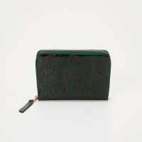 TOPKAPI/トプカピ TOPKAPI 【TREASURE TOPKAPI】ローズエンボス ツヤ レザー ラウンドファスナー 二つ折り財布/パスポート対応/507965444