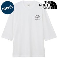 ザ・ノース・フェイス THE NORTH FACE 3/4 Sleeve One Point Logo Tee ホワイト [NT32537－W SS25]