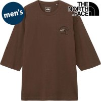 THE NORTH FACE/ザ・ノース・フェイス THE NORTH FACE 3/4 Sleeve One Point Logo Tee ホワイト [NT32537－W SS25]/507965475