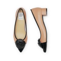 Emma Francis/【25SS】エマ フランシス Emma Francis フラワーコサージュ 3cmパンプス/507965525