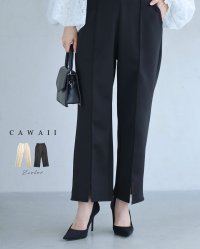 CAWAII/カワイイ CAWAII フロントラインの裾スリットパンツ/507965574