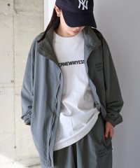 and　Me.../アンドミー andme ANME エンブロイダリー ナイロン ジャケット ブルゾン/506884829