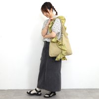 SMIR NASLI/サミールナスリ SMIR NASLI フリルワンショルダーバッグ／A4対応/507184678