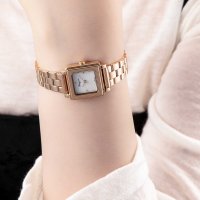 FERRAGAMO/フェラガモ Ferrgamo スクエア レディース 時計 SFBY00419 クォーツ ホワイトパール ステンレススチール スイス/507346140