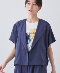 INDIVI/春SALE！【通気性◎撥水／接触冷感／UVケア】フレンチスリーブ ブラウスライクジャケット/507959497