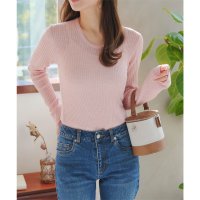 KOBE LETTUCE/コウベレタス KOBE LETTUCE [ M L ]深Uネックシアーリブニットトップス [N1132]/507965534