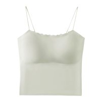 Lace Ladies/レースレディース Lace Ladies ソリッドカラー スムース カップ付き クロップド キャミソール/507965662