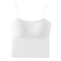 Lace Ladies/レースレディース Lace Ladies ソリッドカラー スムース カップ付き クロップド キャミソール/507965662