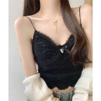 Lace Ladies/レースレディース Lace Ladies 花柄 レース バック シャーリング カップ付き キャミソール/507965672