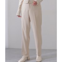 Lace Ladies/レースレディース Lace Ladies ノータック ハイウエスト セミワイド ストレート パンツ/507965694