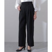 Lace Ladies/レースレディース Lace Ladies バック ゴム ソリッドカラー ワイド タック パンツ/507965696