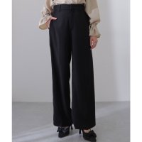 Lace Ladies/レースレディース Lace Ladies ソリッドカラー ハイウエスト ワイド ストレート パンツ/507965700