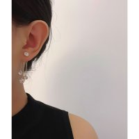 Lace Ladies/レースレディース Lace Ladies パール / ビジュー チェーン スイング フリンジ ピアス/507965741