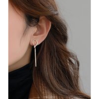 Lace Ladies/レースレディース Lace Ladies パール / ビジュー チェーン スウィング ロング ピアス/507965748