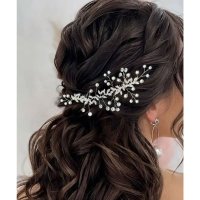 Lace Ladies/レースレディース Lace Ladies パール ビジュー ボタニカル ガーランド ヘアコーム/507965757