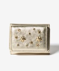 JIMMY CHOO/ジミー チュー JIMMY CHOO ジミーチュウ JIMMY CHOO NEMO ネモ Light Gold NEMOAUR 84658 三つ折り財布/507965813