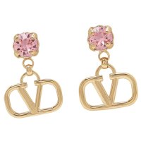 Valentino Garavani/ヴァレンティノ ガラヴァーニ VALENTINO GARAVANI ピアス Vロゴ シグネチャー ゴールド ピンク レディース VALENTINO GARAVA/507966122