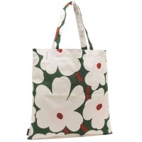 Marimekko/マリメッコ marimekko トートバッグ ウニッコ 花柄 グリーン ホワイト レディース MARIMEKKO 074192 613/507966174