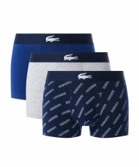 LACOSTESPORTS MENS/ラコステ LACOSTE ３パックロゴプリントストレッチコットントランクショーツ【返品不可商品】/507966422