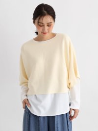 CLOVE/クローブ CLOVE レイヤードニットプルオーバー/507966524