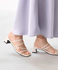 Menue/メヌエ Menue 多連ストラップ デザインヒール ミュールサンダル/507968004