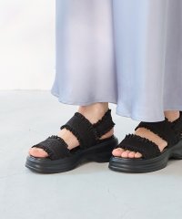 welleg/ウェレッグ welleg 厚底 フリル スポーツサンダル/507968007