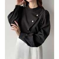 mipiarl/ミピアール mipiarl mipiarl アシメデザインブラウス/507968151