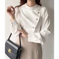 mipiarl/ミピアール mipiarl mipiarl アシメデザインブラウス/507968151