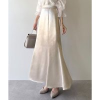 mipiarl/ミピアール mipiarl mipiarl サテンフレアマーメイドスカート/507968154