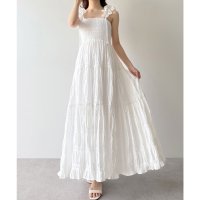 mipiarl/ミピアール mipiarl mipiarl ギャザーショルダーエアリーワンピース【一部ペチスカートセット】/507968159
