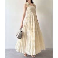 mipiarl/ミピアール mipiarl mipiarl ギャザーショルダーエアリーワンピース【一部ペチスカートセット】/507968159
