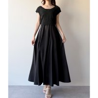 mipiarl/ミピアール mipiarl mipiarl ラメニットベスト＋バックリボンキャミワンピースset/507968161