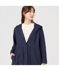 TOKYO SHIRTS/トーキョーシャツ TOKYO SHIRTS アウター ピケフードモッズコート ネイビー レディース/507968207