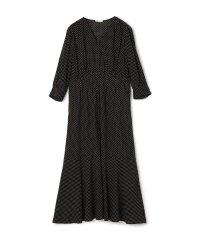Ballsey/ドットプリント Vネックマーメイドワンピース/507968295