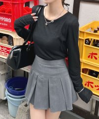 futier land/フューティアランド Futier Land 袖シャーリングシアートップス/507968938