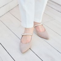 ALUNE SEVEN TWELVE THIRTY/アルネ セヴン トゥエルヴ サーティ ALUNE SEVEN TWELVE THIRTY パールストラップポインテッドミュール/507968976