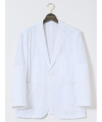 GRAND-BACK/グランバック GRAND－BACK 【大きいサイズ】グランバック/GRANDーBACK ストレッチ ドビーサッカー 2ボタンジャケット/507969125