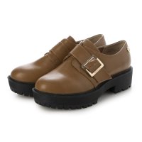 DURAS/デュラス DURAS ゴールドバックル厚底ローファー/507969156