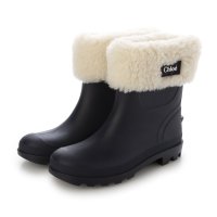 Chloe/クロエ Chloe Logo Fur Rain Boots/507969172