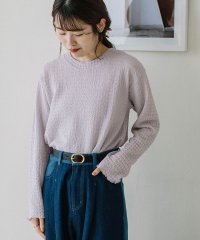 POU DOU DOU/プードゥドゥ POU DOU DOU 幾何学柄ふくれジャガードゆるトップス/507969193
